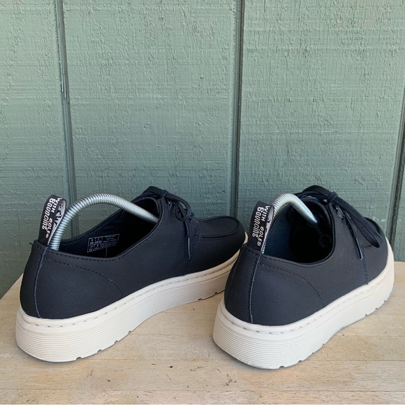 Dr. Martens Walden Black Canvas Lace-Up Casual Oxford Shoes Women’s Size 8 - Picture 4 of 12